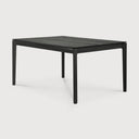 Bok Dining Table | Varnished Oak | Black | Rectangular | 55" X 31"