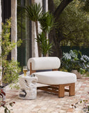 Teak Stool - Ivory Teak Root