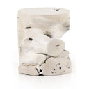 Teak Stool - Ivory Teak Root