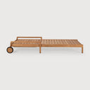 Jack Outdoor Adjustable Lounger Frame | Teak