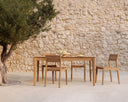 Bok Outdoor Dining Table | Teak | Rectangular | 64" X 31"