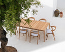 Bok Outdoor Dining Table | Teak | Rectangular | 79" X 39"
