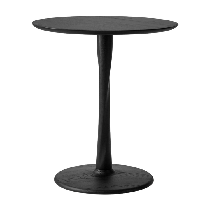 Torsion Dining Table - Varnished Oak - Black