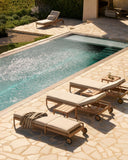 Jack Outdoor Adjustable Lounger Frame | Teak