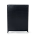 Belmont 8 Drawer Tall Dresser - Black