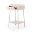 Van Nightstand - Matte Alabaster