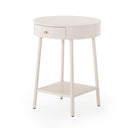Van Nightstand - Matte Alabaster