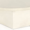 Bowman Outdoor Coffee Table - White Concrete