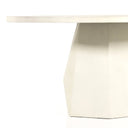 Bowman Outdoor Dining Table - White Concrete