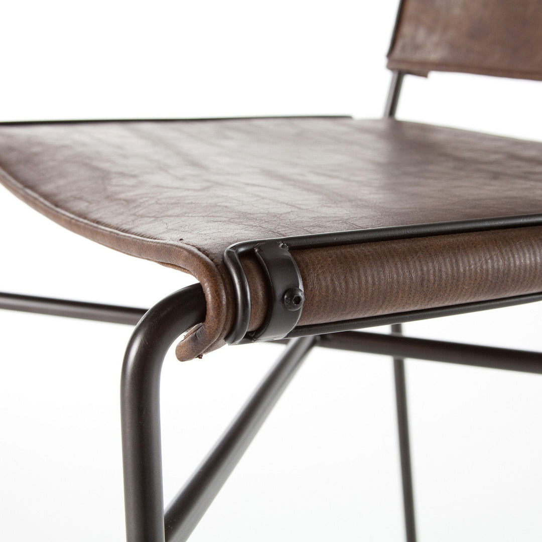 Wharton Bar Stool - Distressed Brown