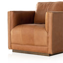 Kiera Swivel Chair - Palermo Cognac
