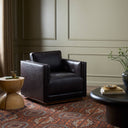 Kiera Swivel Chair - Sonoma Black