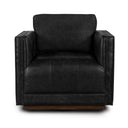 Kiera Swivel Chair - Sonoma Black