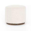 Sinclair Round Ottoman - Knoll Natural