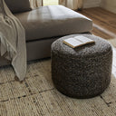Sinclair Round Ottoman - Ivan Granite