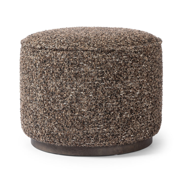 Sinclair Round Ottoman - Ivan Granite