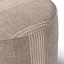 Sinclair Round Ottoman - Manchester Flint