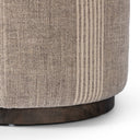 Sinclair Round Ottoman - Manchester Flint