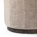 Sinclair Round Ottoman - Manchester Flint