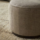 Sinclair Round Ottoman - Manchester Flint
