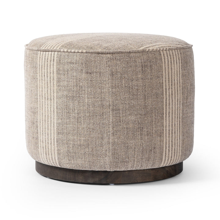 Sinclair Round Ottoman - Manchester Flint