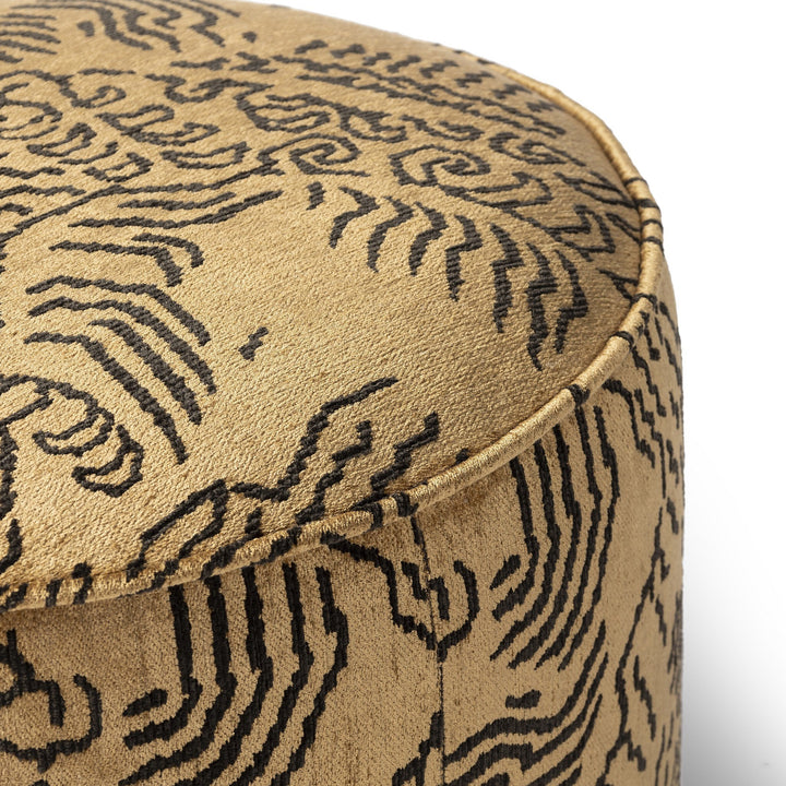 Sinclair Round Ottoman - Balkan Ochre