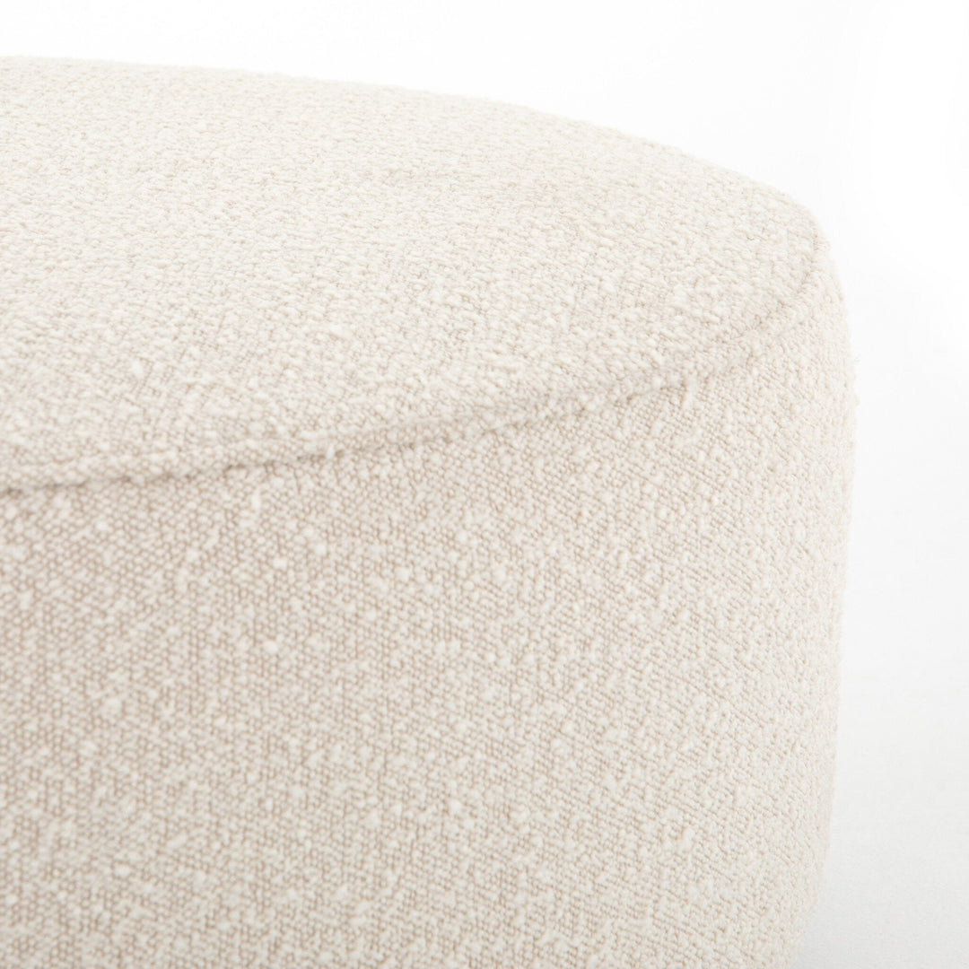 Sinclair Large Round Ottoman - Knoll Natural