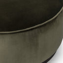Sinclair Large Round Ottoman - Surrey Olive