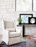 Swivel Wing Chair - Jette Linen