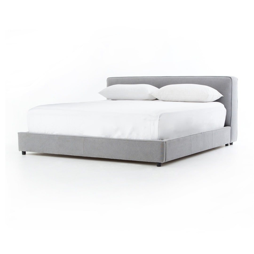 Luxembourg Bed | Queen | Pebble Pewter