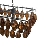 Adeline Rectangular Chandelier - Antiqued Iron