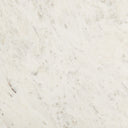 Felix Nightstand - Polished White Marble | Antique Brass