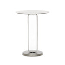 Douglas End Table - Raw Antique Nickel