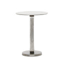 Douglas End Table - Raw Antique Nickel