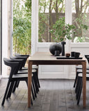 Bok Dining Table | Varnished Teak | Brown | Rectangular | 87" X 37"
