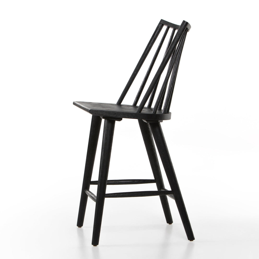 Lewis Windsor Counter Stool - Black Oak