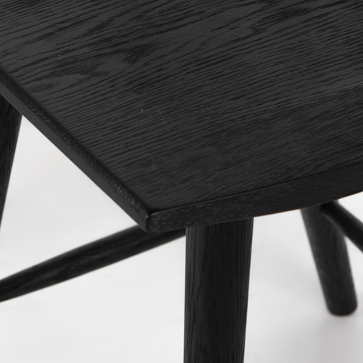 Lewis Windsor Counter Stool - Black Oak