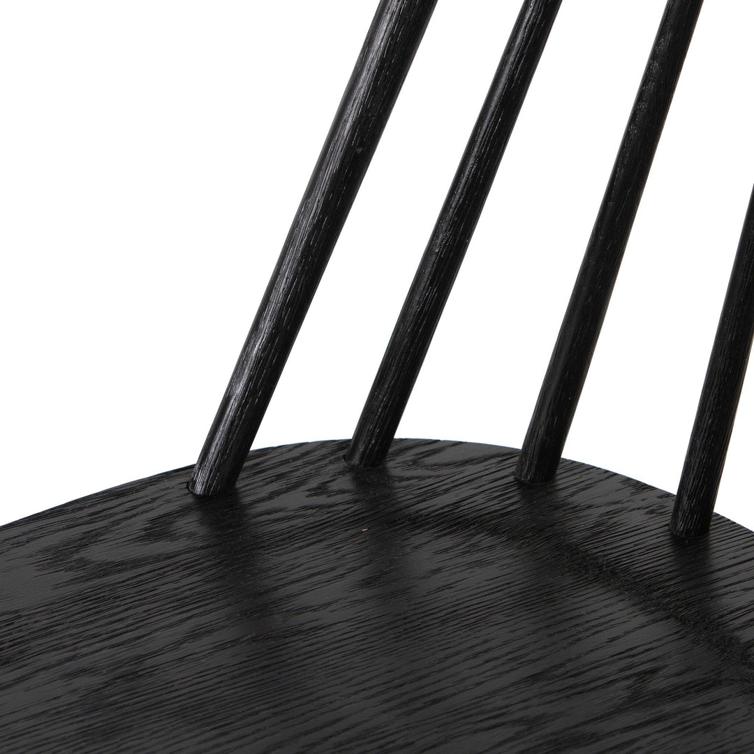 Lewis Windsor Counter Stool - Black Oak