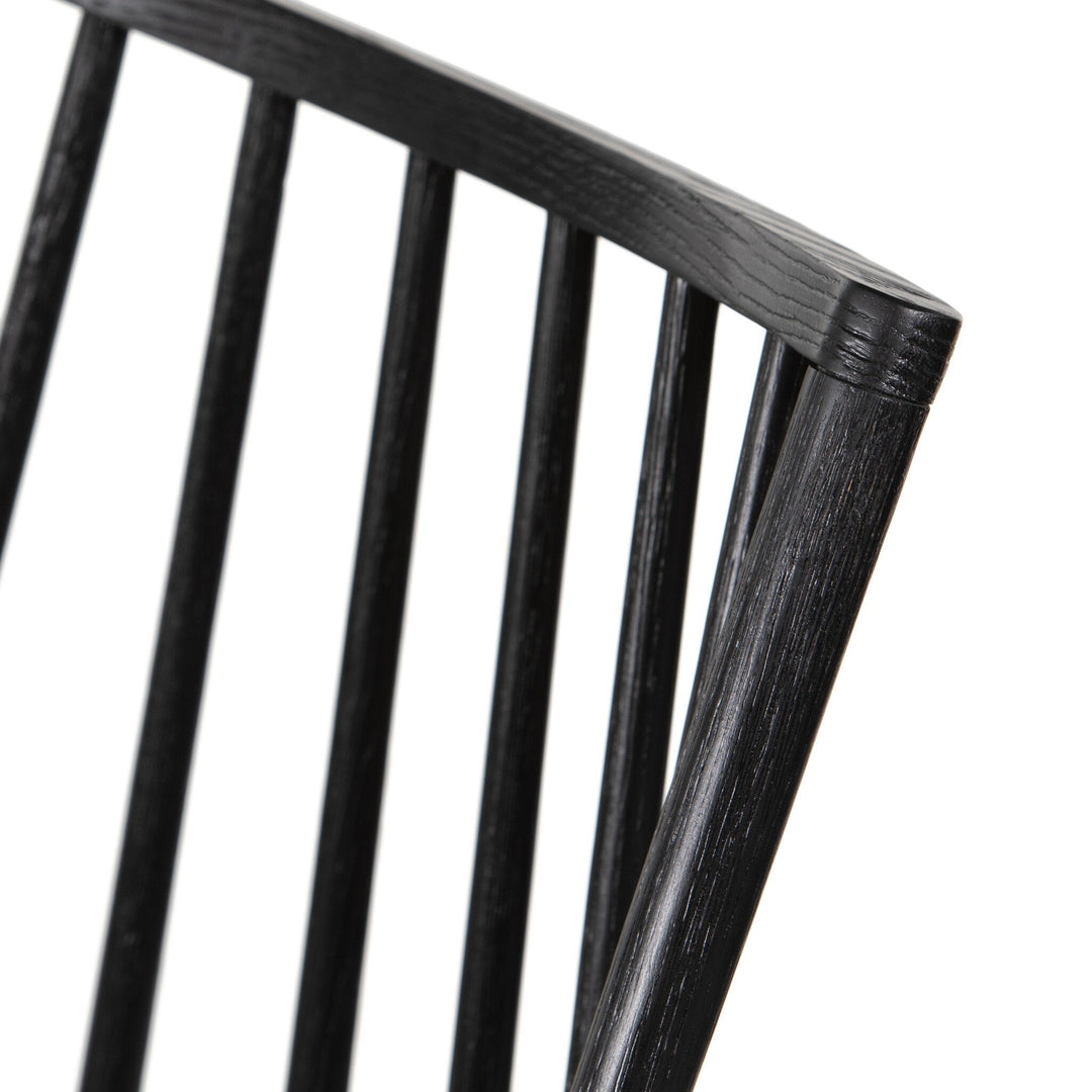 Lewis Windsor Counter Stool - Black Oak