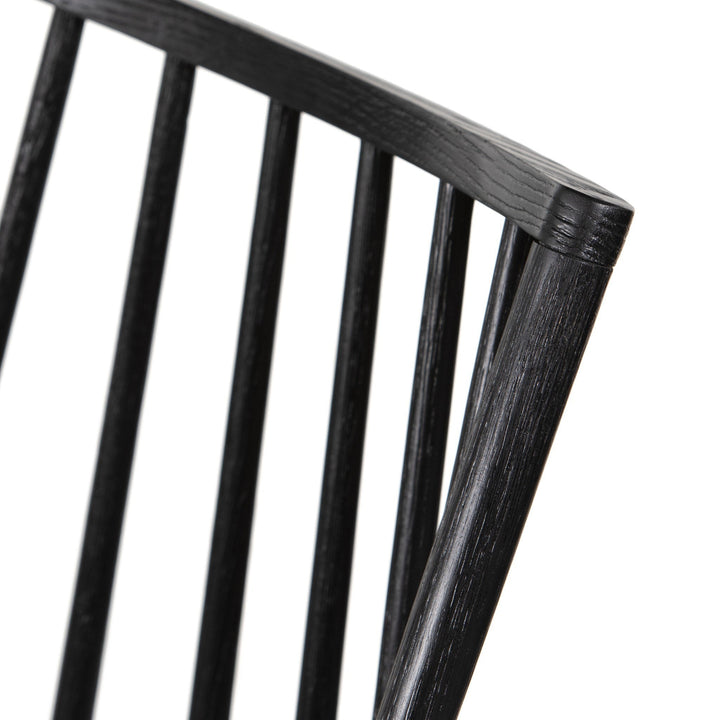 Lewis Windsor Counter Stool - Black Oak