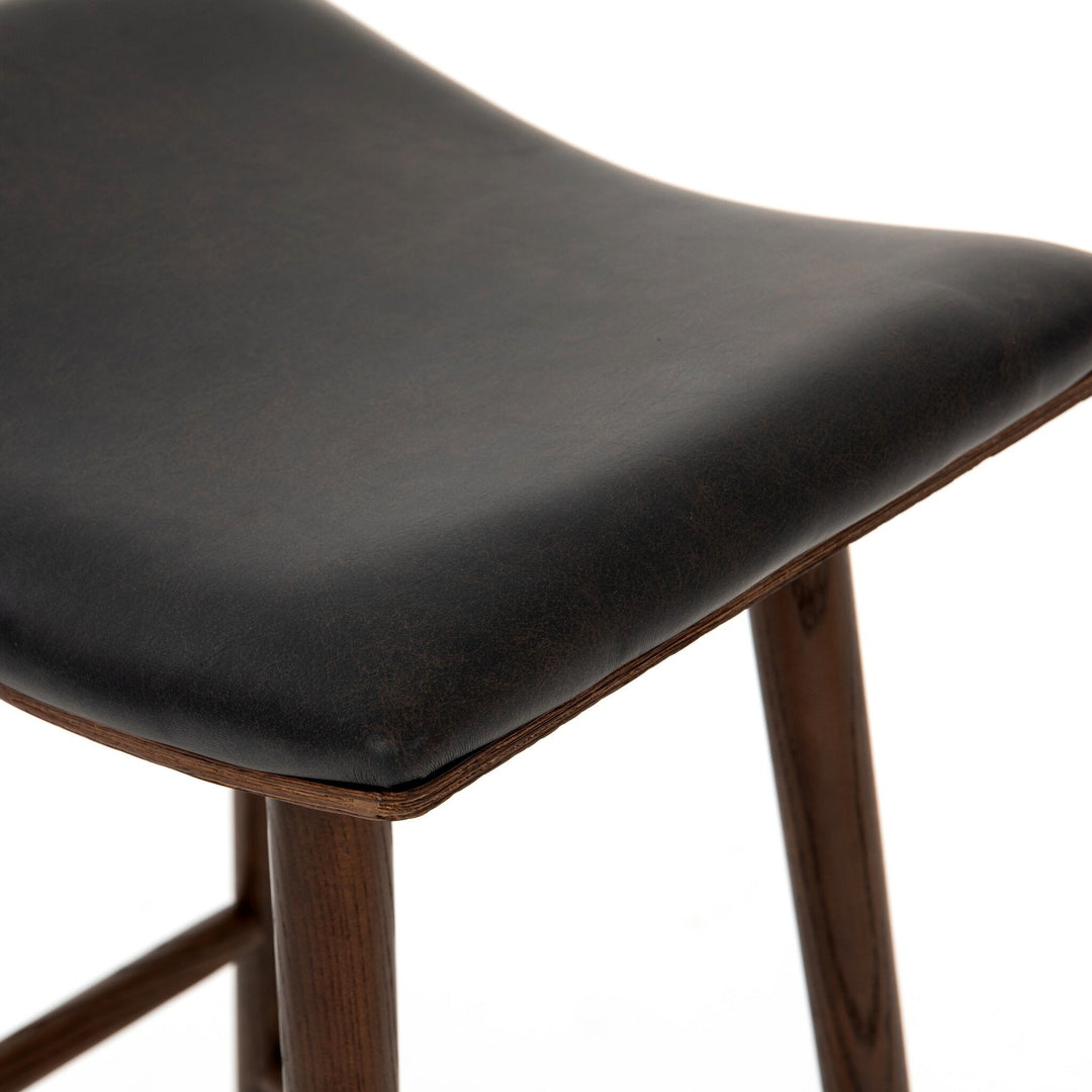 Union Bar Stool - Distressed Black