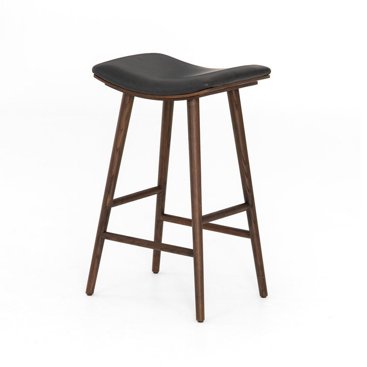 Union Bar Stool - Distressed Black