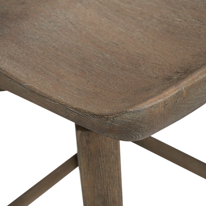 Paramore Swivel Counter Stool - Brushed Shale Grey