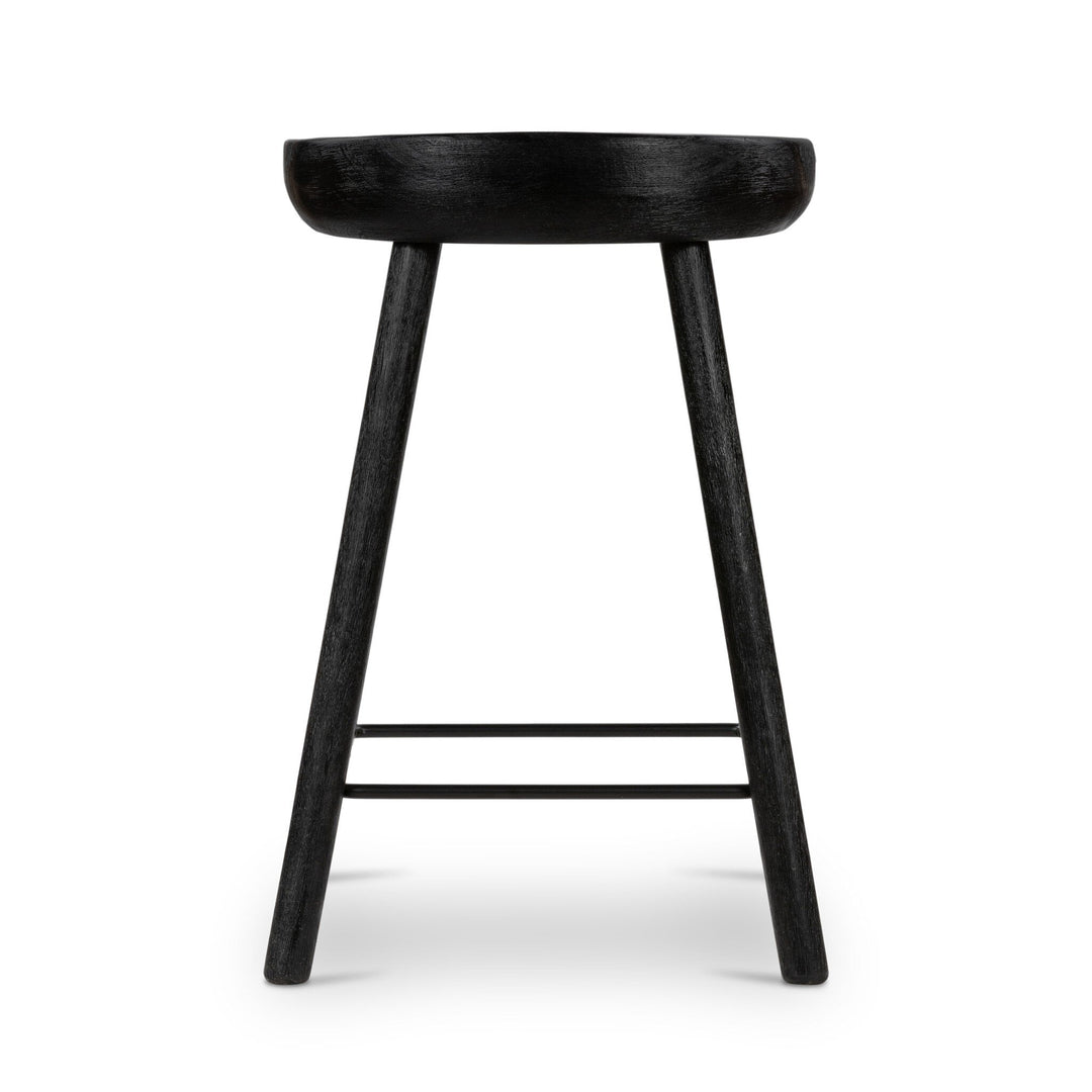 Barrett Counter Stool - Matte Black Parawood