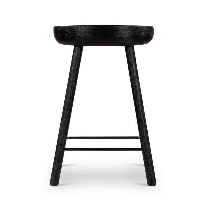 Barrett Counter Stool - Matte Black Parawood