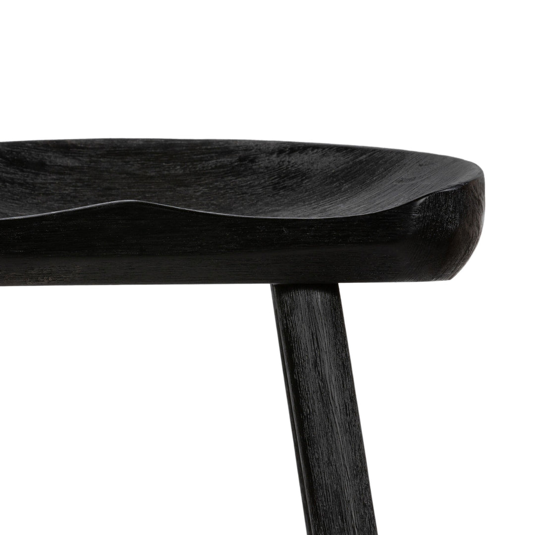 Barrett Counter Stool - Matte Black Parawood