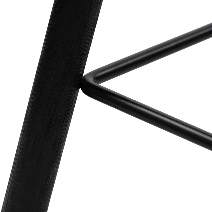 Barrett Counter Stool - Matte Black Parawood
