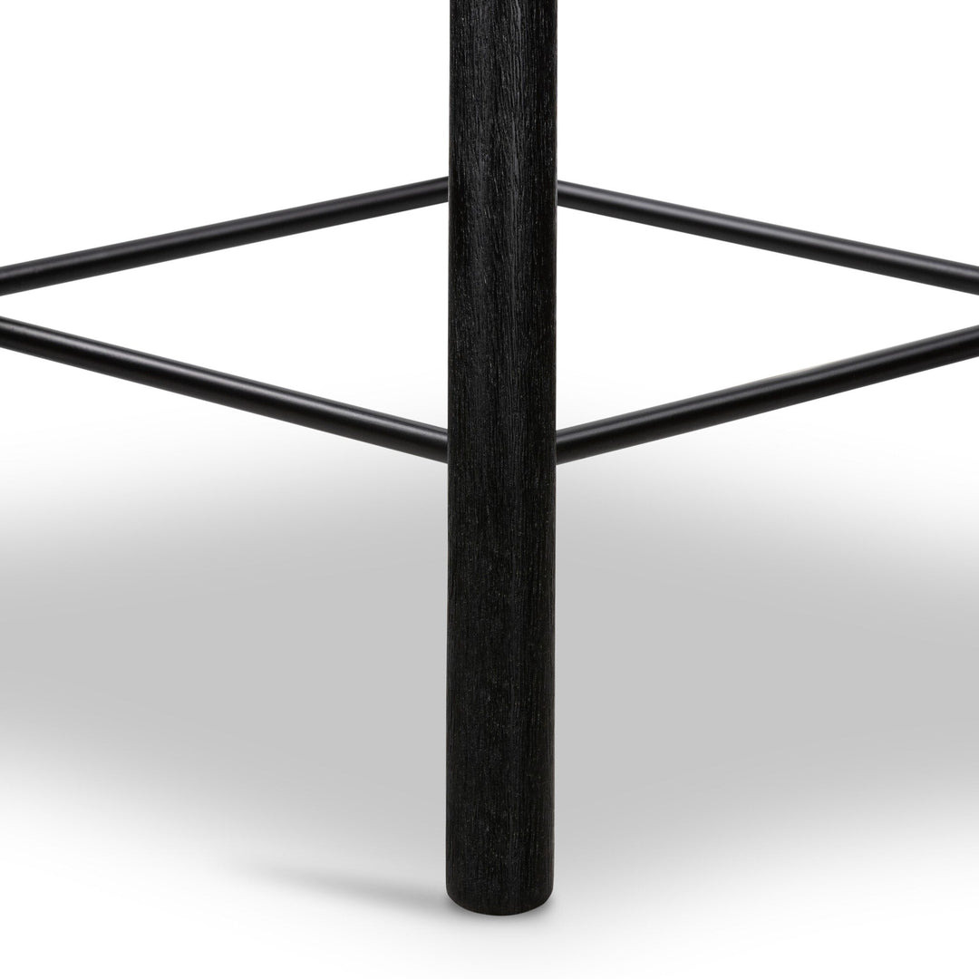 Barrett Counter Stool - Matte Black Parawood