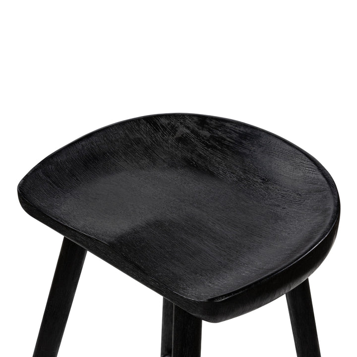 Barrett Counter Stool - Matte Black Parawood
