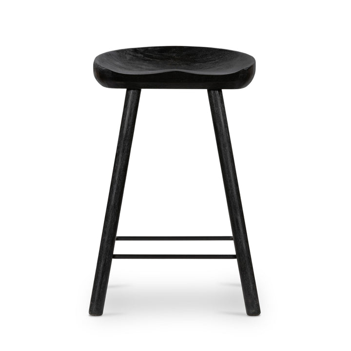 Barrett Counter Stool - Matte Black Parawood